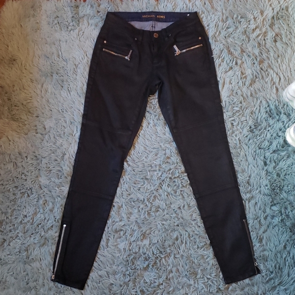 Michael Kors painted black Jeans - Picture 2 of 5